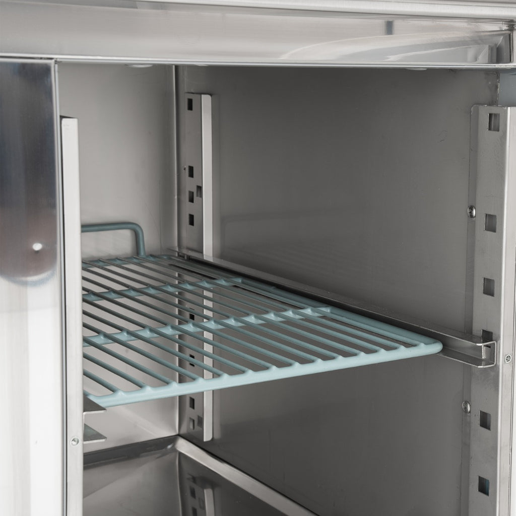 Triple Hinged Door Counter Refrigerator