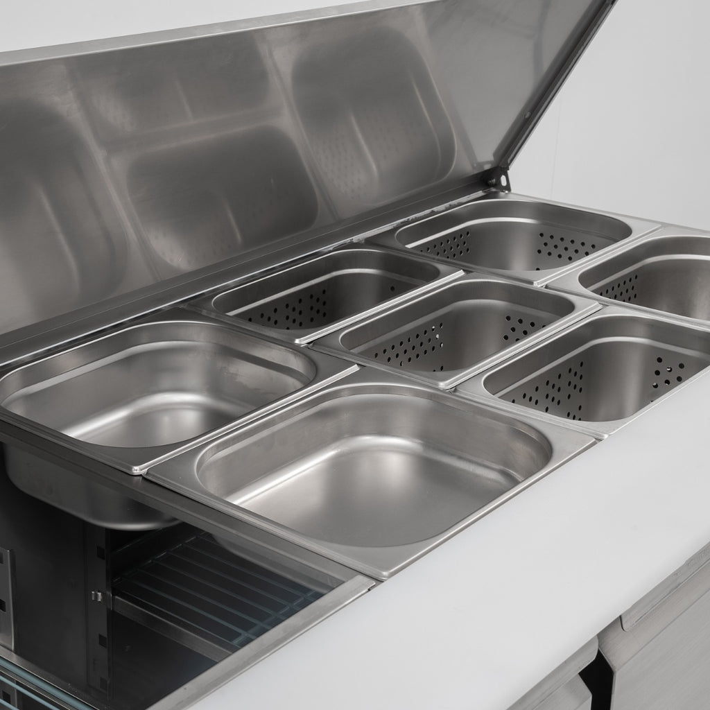 Compact Triple Door Refrigerated Saladette