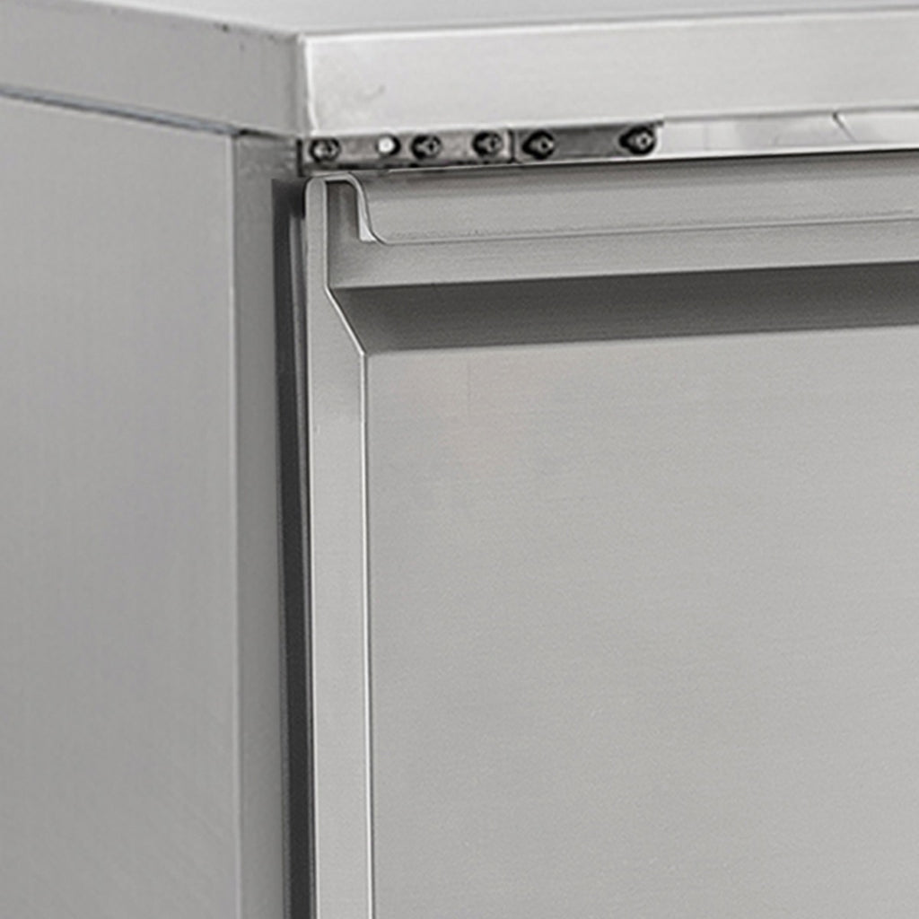 Triple Hinged Door Counter Refrigerator