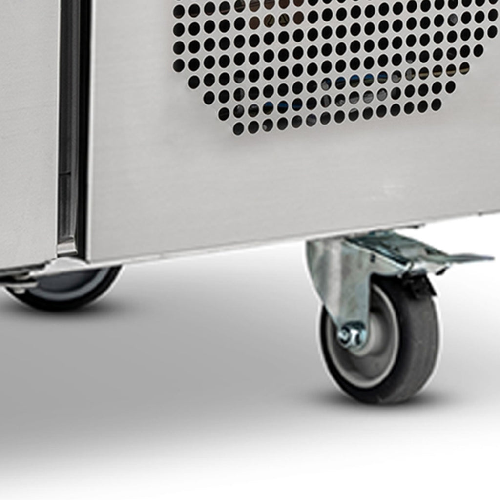 Triple Hinged Door Counter Freezer