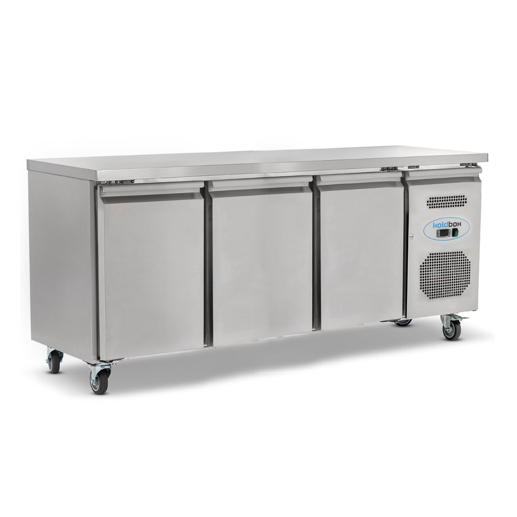 Triple Hinged Door Counter Refrigerator