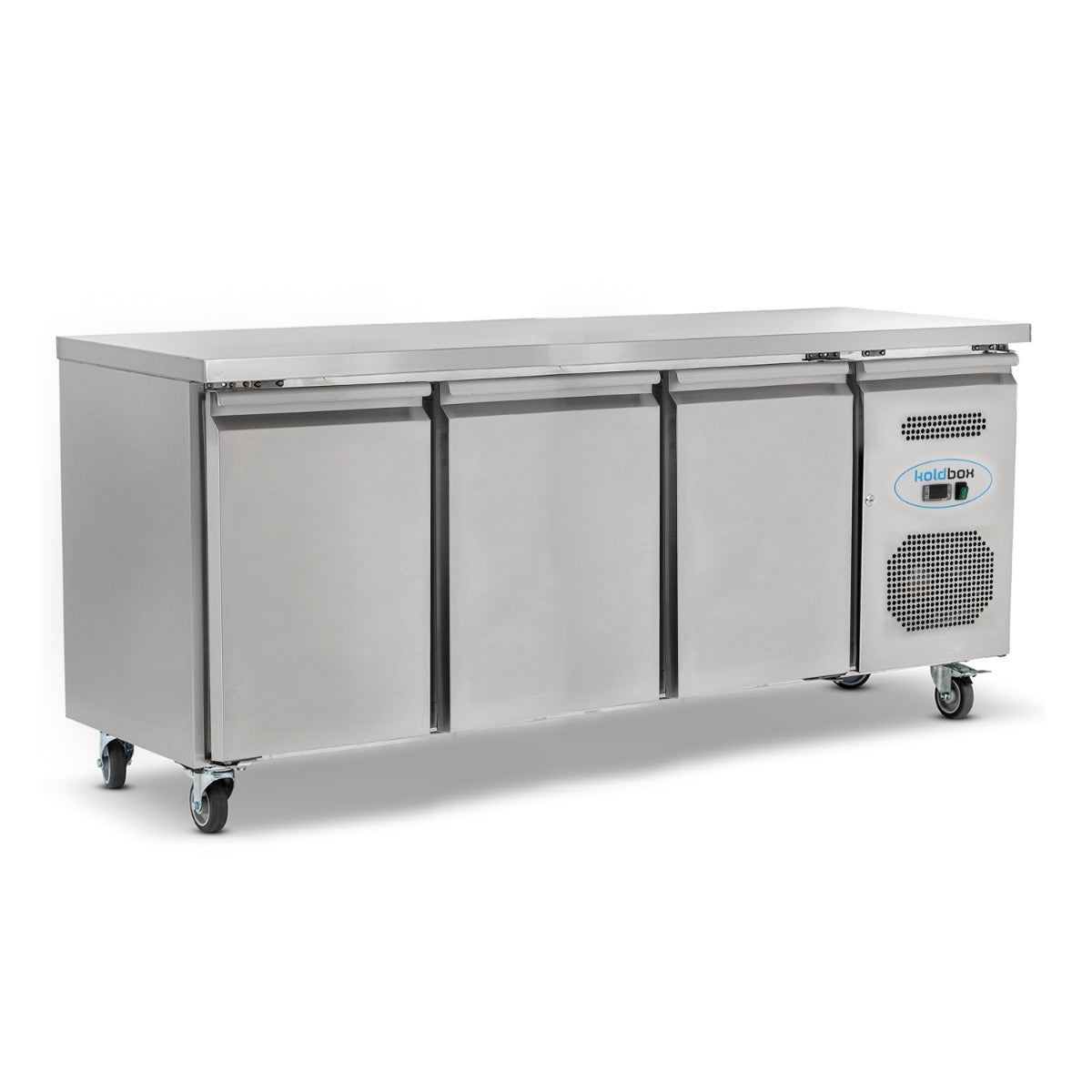 Triple Hinged Door Counter Refrigerator