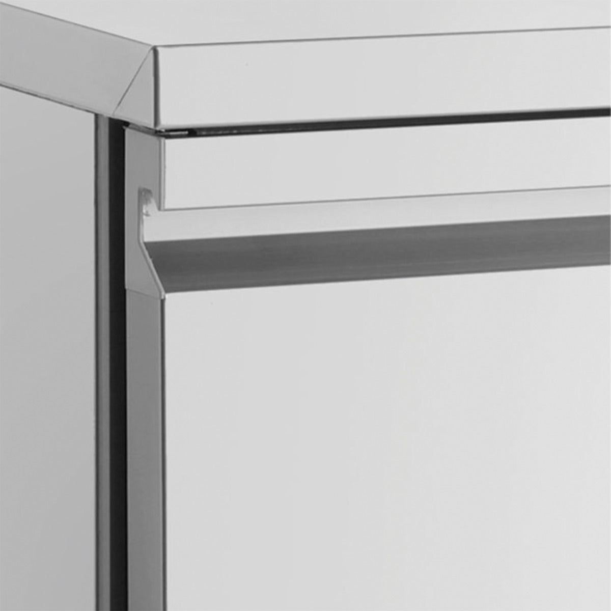 Slimline Four Hinged Door Counter Refrigerator