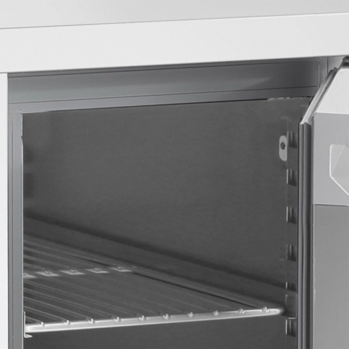 Slimline Four Hinged Door Counter Refrigerator