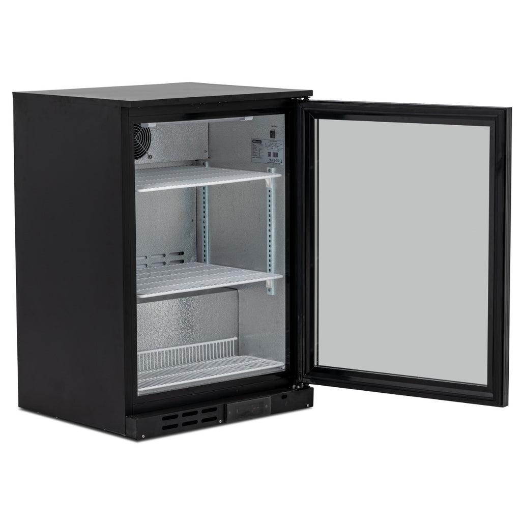 Low Height Single Hinged Glass Door Bottle Cooler