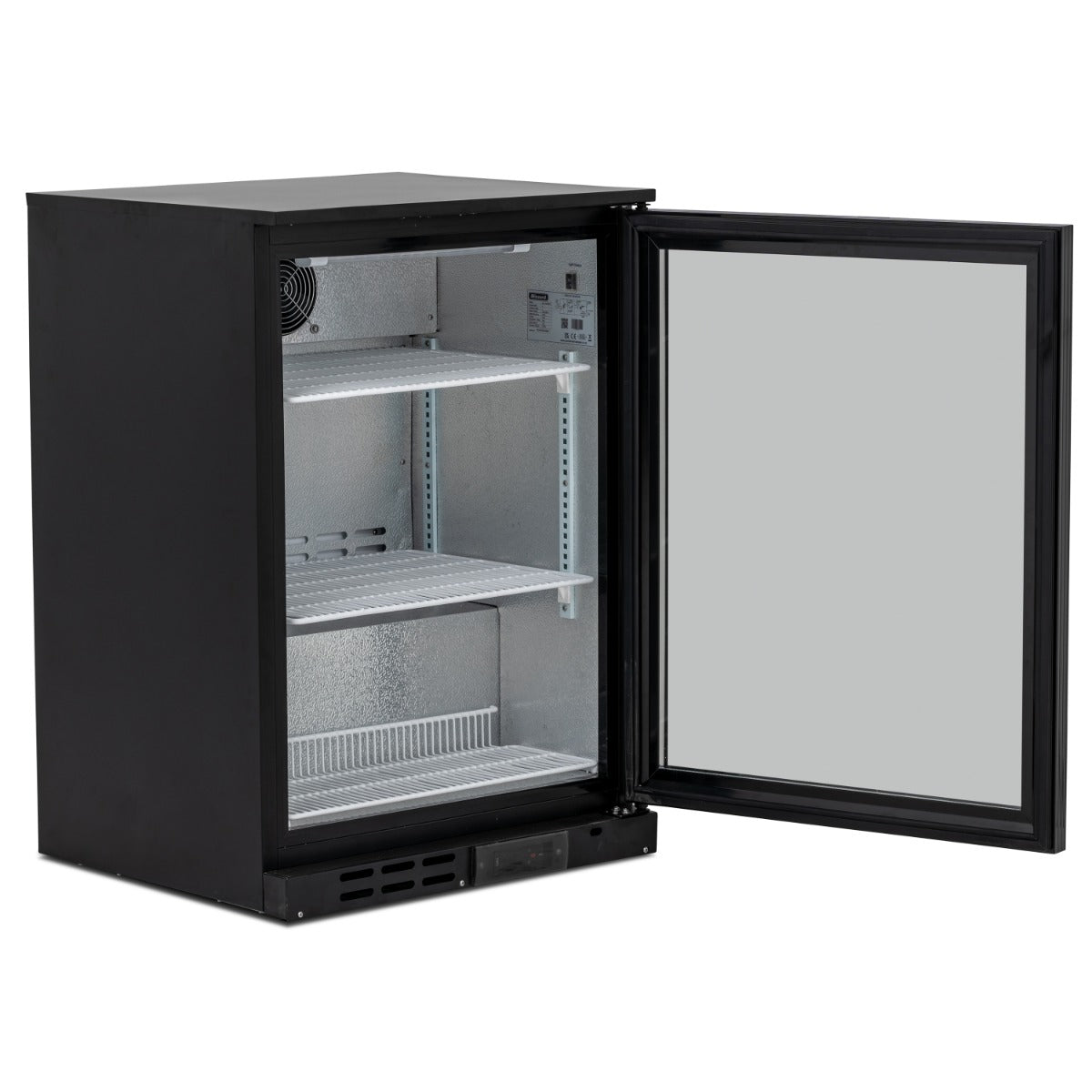 Low Height Single Hinged Glass Door Bottle Cooler