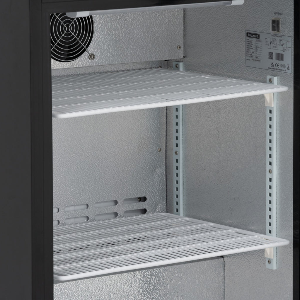 Low Height Single Hinged Glass Door Bottle Cooler