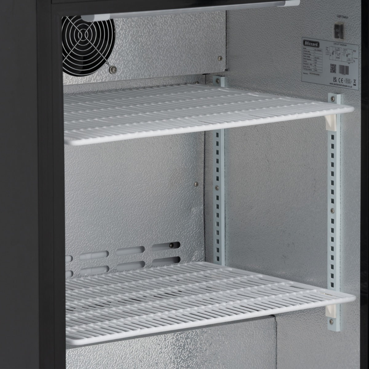 Low Height Single Hinged Glass Door Bottle Cooler