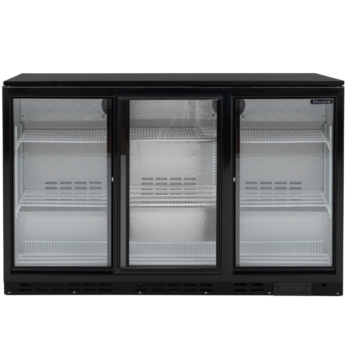 Low Height Triple Sliding Door Bottle Cooler