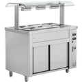Bain Marie With Double Sneeze Guard 3 x GN1/1