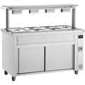 Bain Marie With Sneeze Guard 4x GN1/1