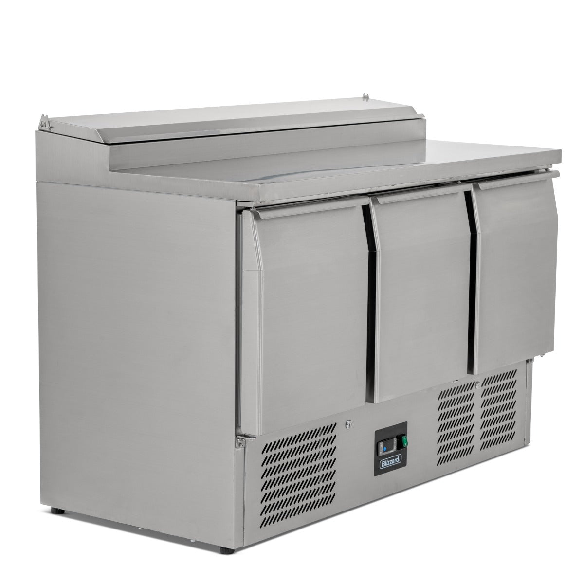 Compact Triple Door Counter Refrigerator With Raised Collar – Ace Cater ...