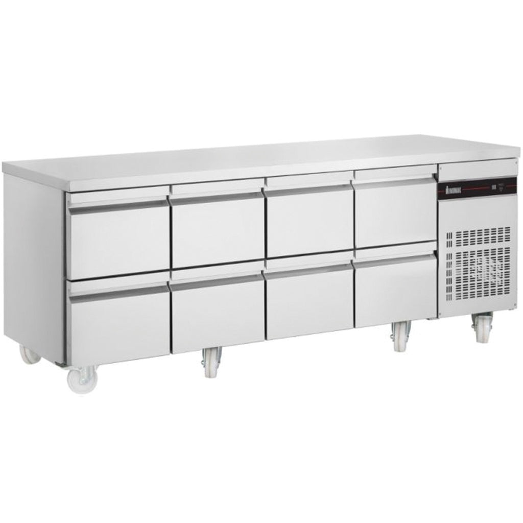 583L Eight Drawer Gastronorm Counter Refrigerator