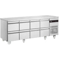 583L Eight Drawer Gastronorm Counter Refrigerator