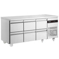 429L Six Drawer Gastronorm Counter Refrigerator