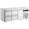 429L Four Drawers Single Door Gastronorm Counter Refrigerator