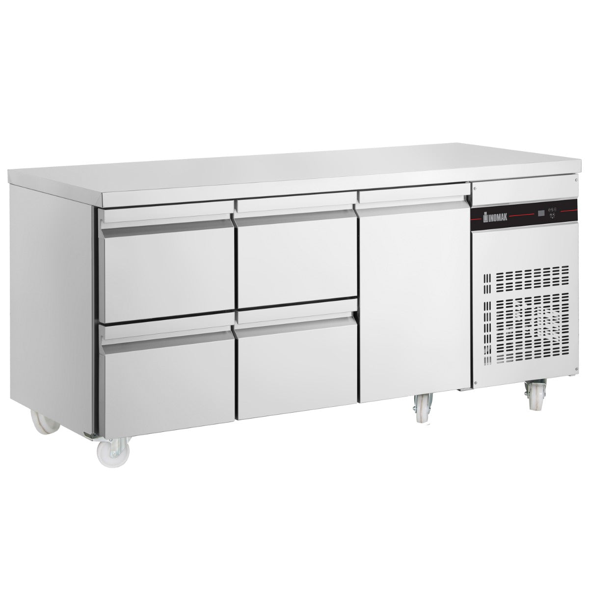 429L Four Drawers Single Door Gastronorm Counter Refrigerator
