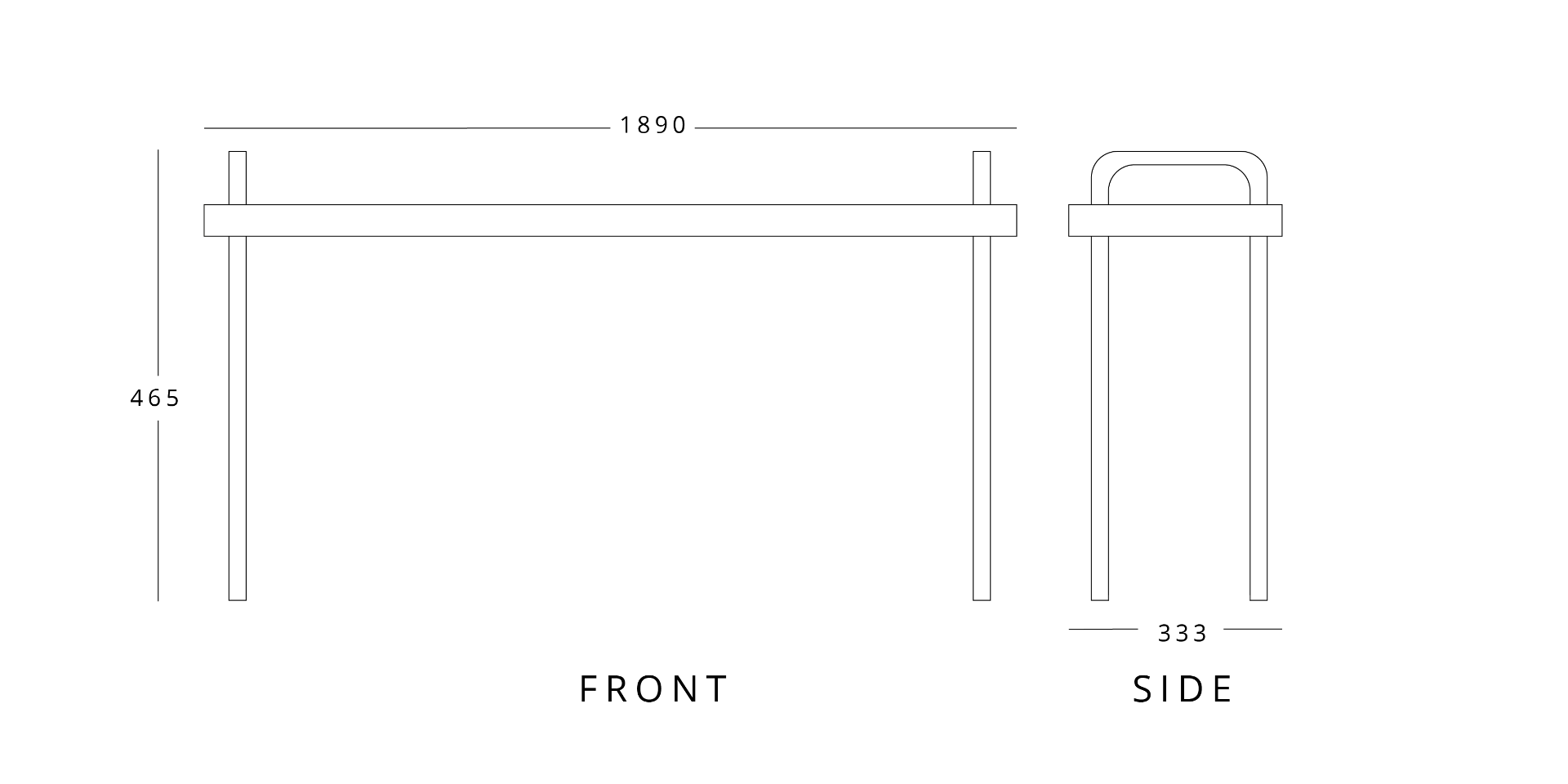Single Gantry 1890mm Wide