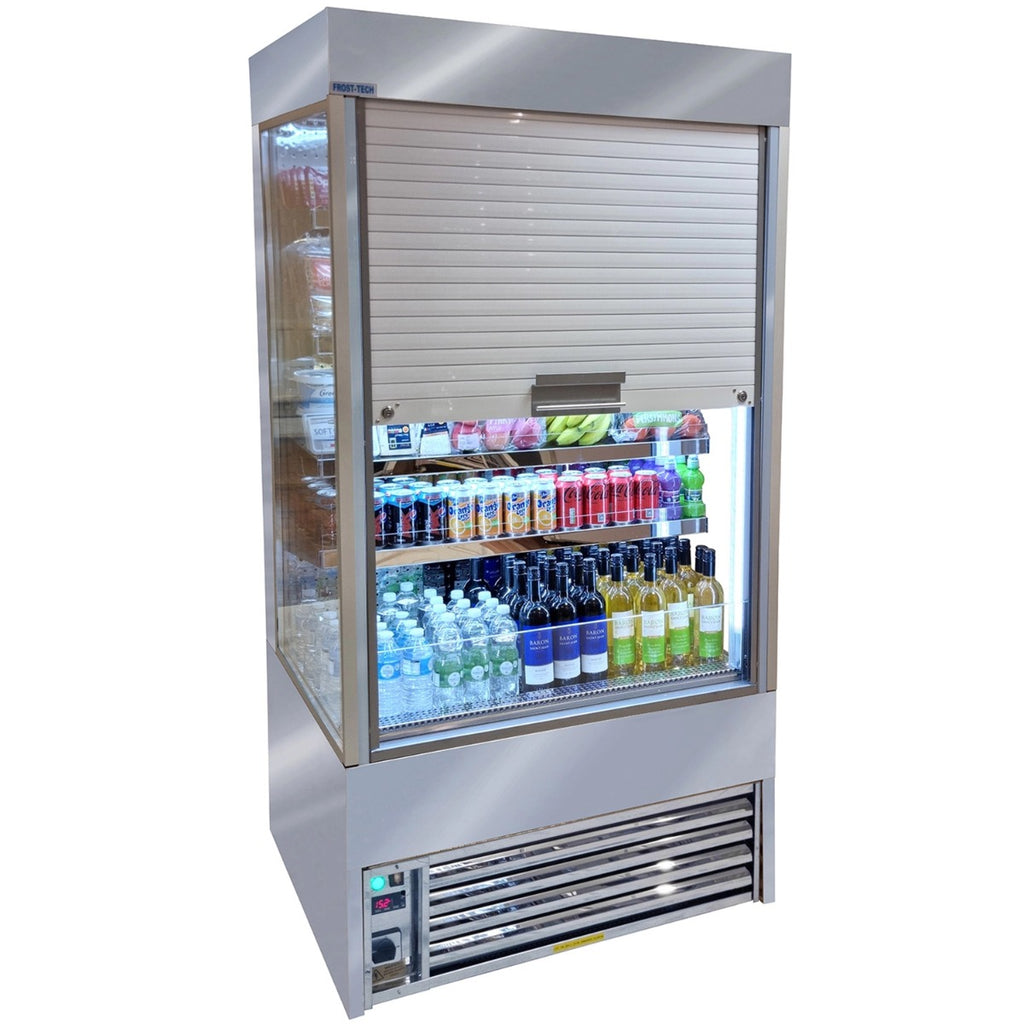 1m Shuttered Tiered Display