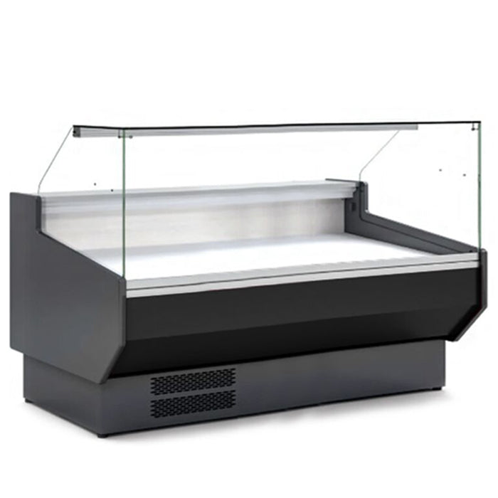 2.5m Flat Glass Serve Over Counter
