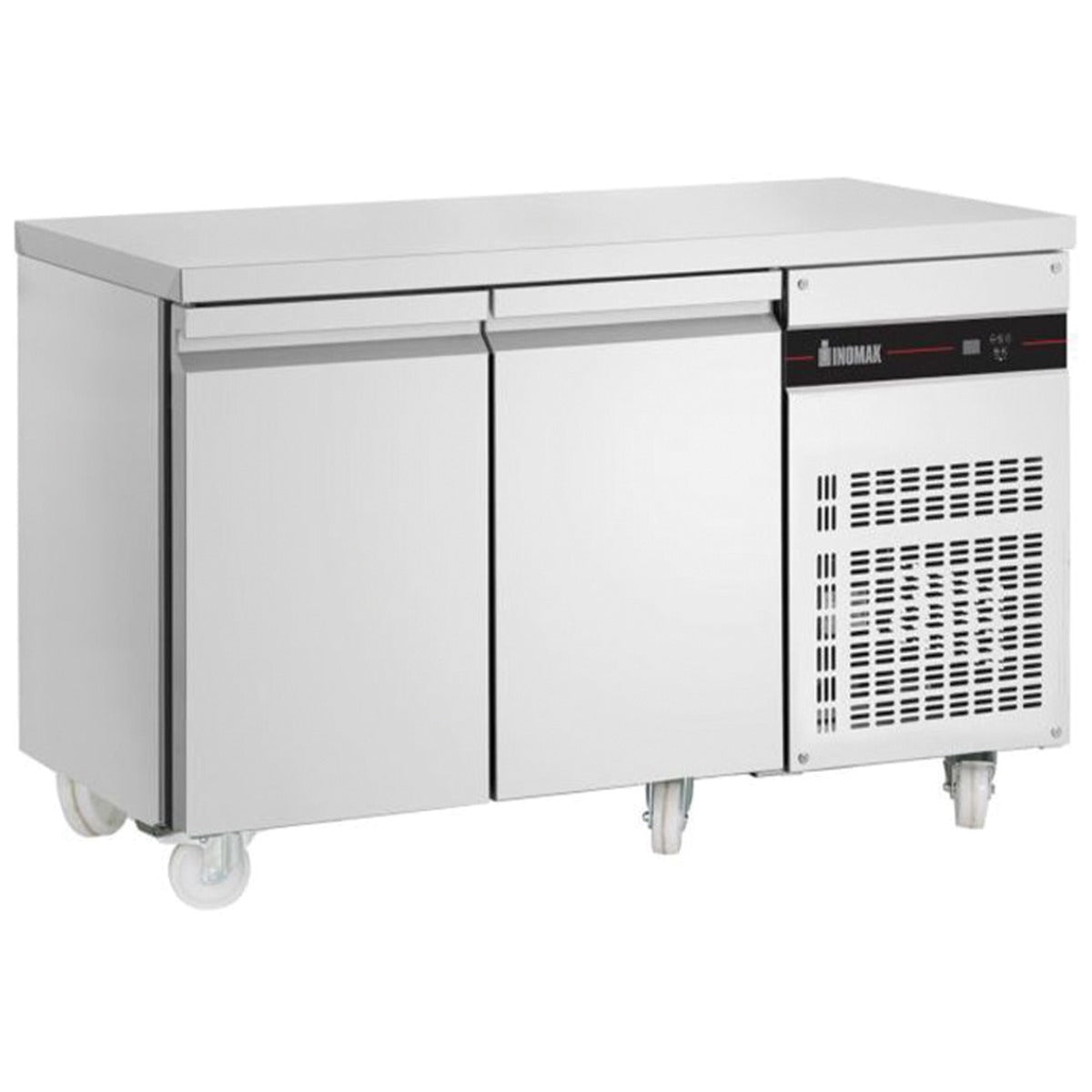 Double Hinged Door Freezer Counter