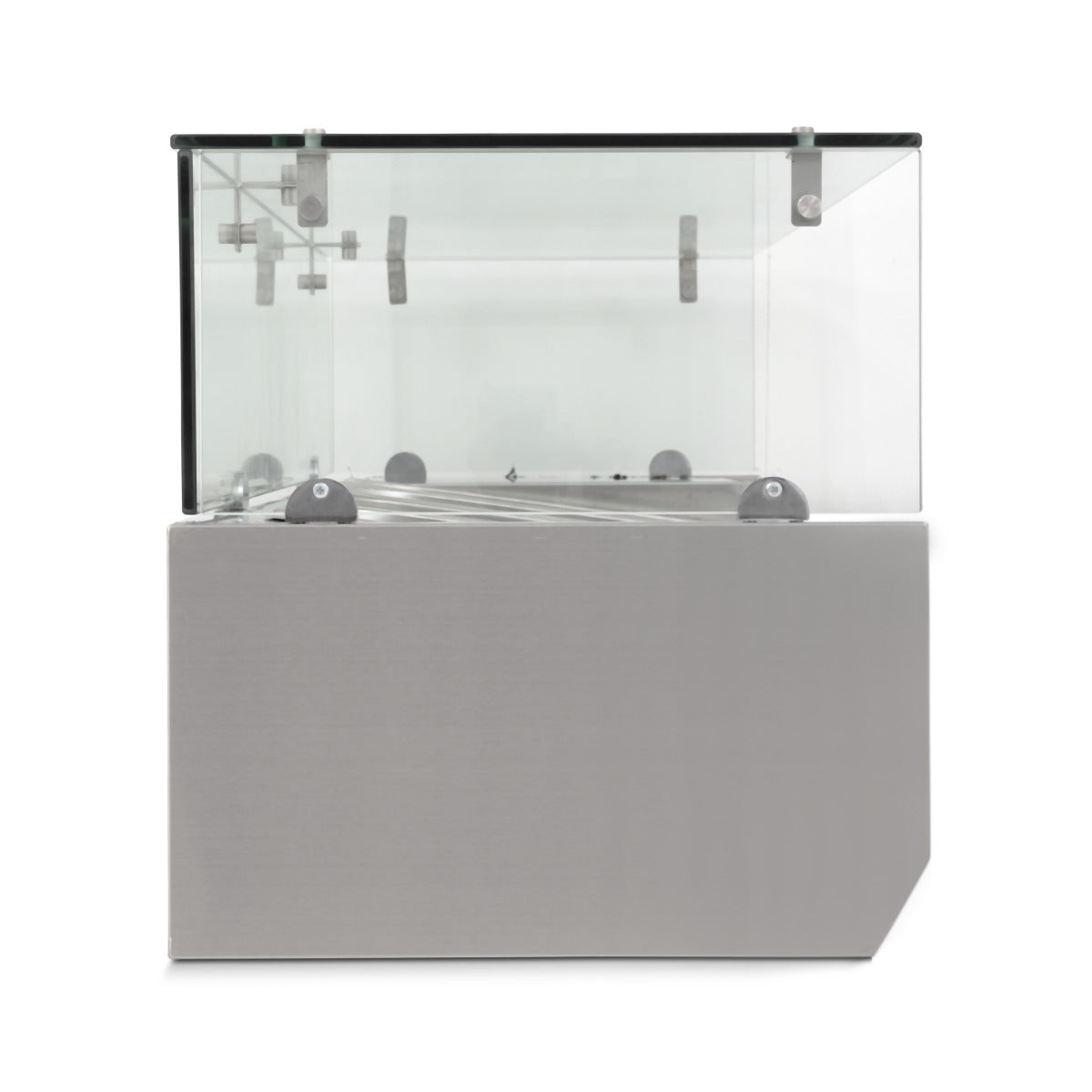 Graded-100008 1.5m Glass Canopy 1/3 Gastronorm Prep Top