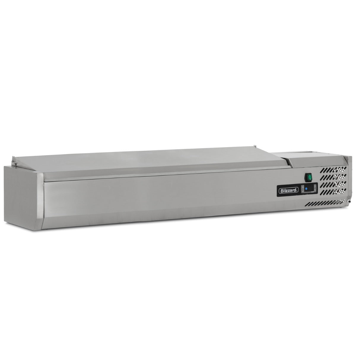 1.5m Hinged 1/4 Gastronorm Prep Top