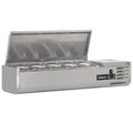 1.2m Hinged 1/4 Gastronorm Prep Top