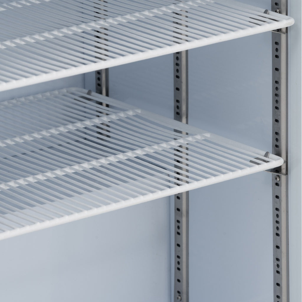 Single Hinged Glass Door Under Counter Freezer