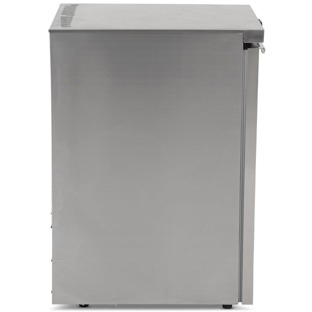 Single Hinged Glass Door Under Counter Refrigerator