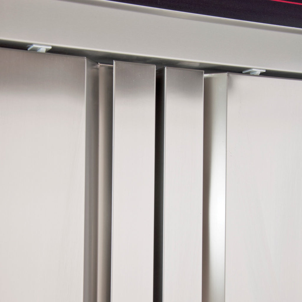 Slim Upright Double Hinged Door Heavy Duty Refrigerator